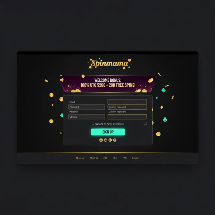 Spinmama Casino Signup